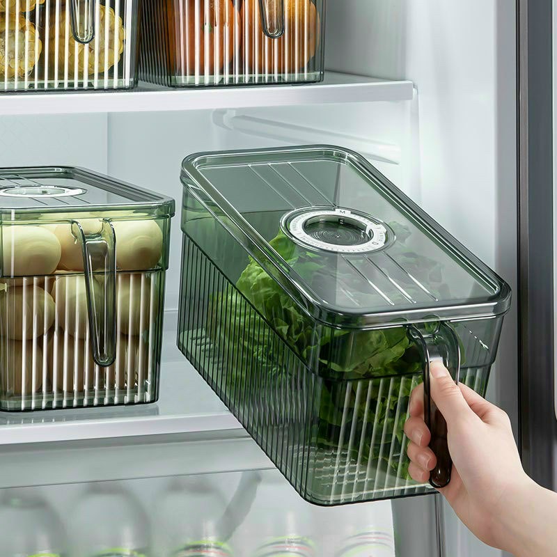 Hộp nhựa đựng thực phẩm tủ lạnh hộp 3.5 Lít có tay cầm tiện lợi