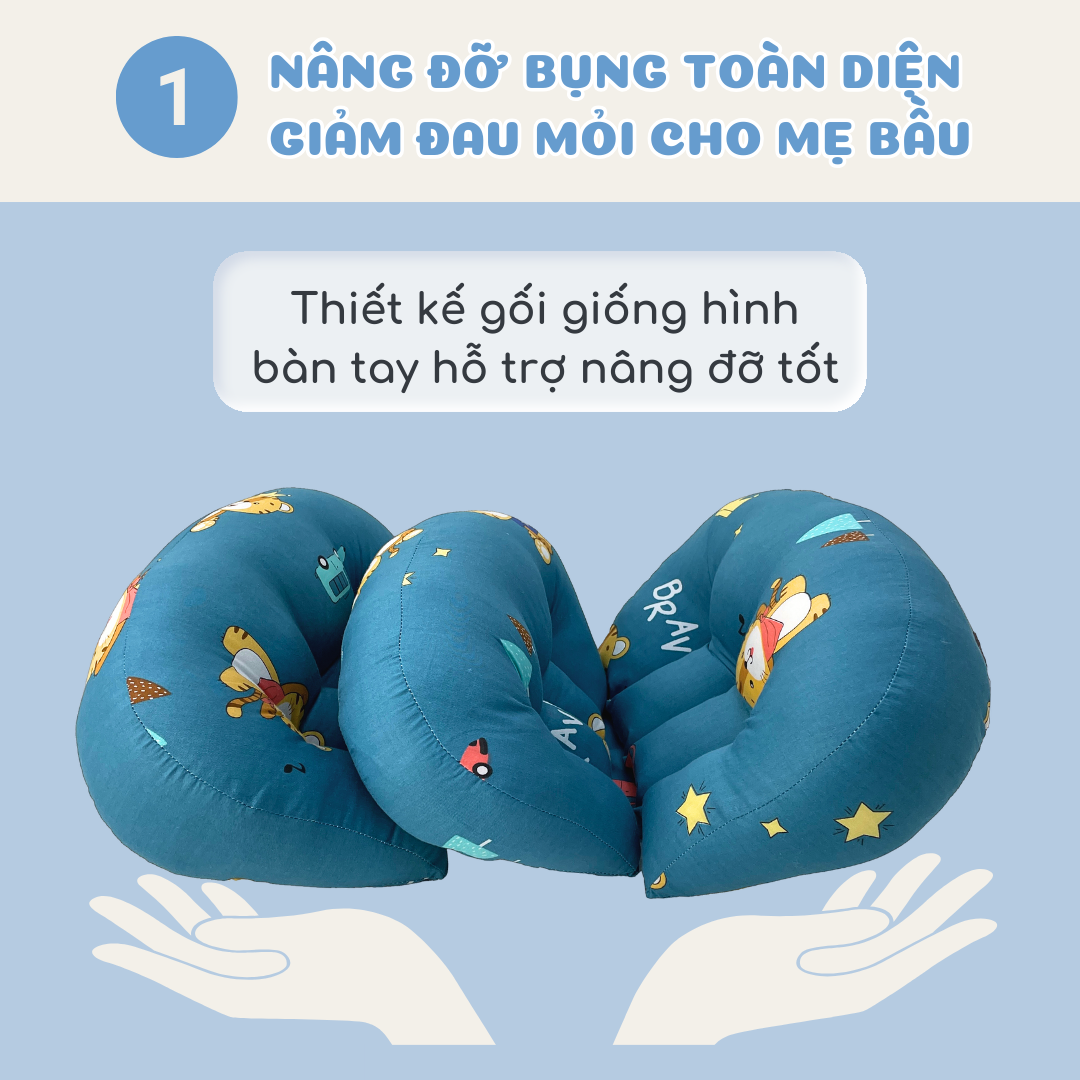 Gối Bầu Cánh Tiên Cao Cấp Mẫu Đa Dạng Chỉnh Được Khoảng Cách Siêu Tiện 213