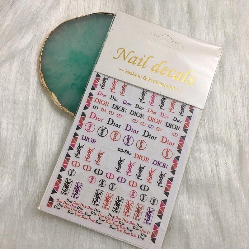 Nail art sticker, sticker dán móng, phụ kiện trang trí móng