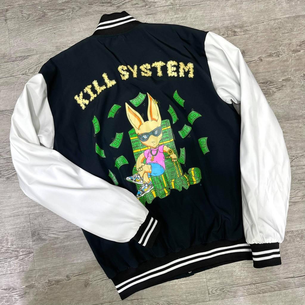 - RICH HUMBLE VARSITY JACKET - ÁO BOMBER DÙ FORM RỘNG UNISEX GIN STORE