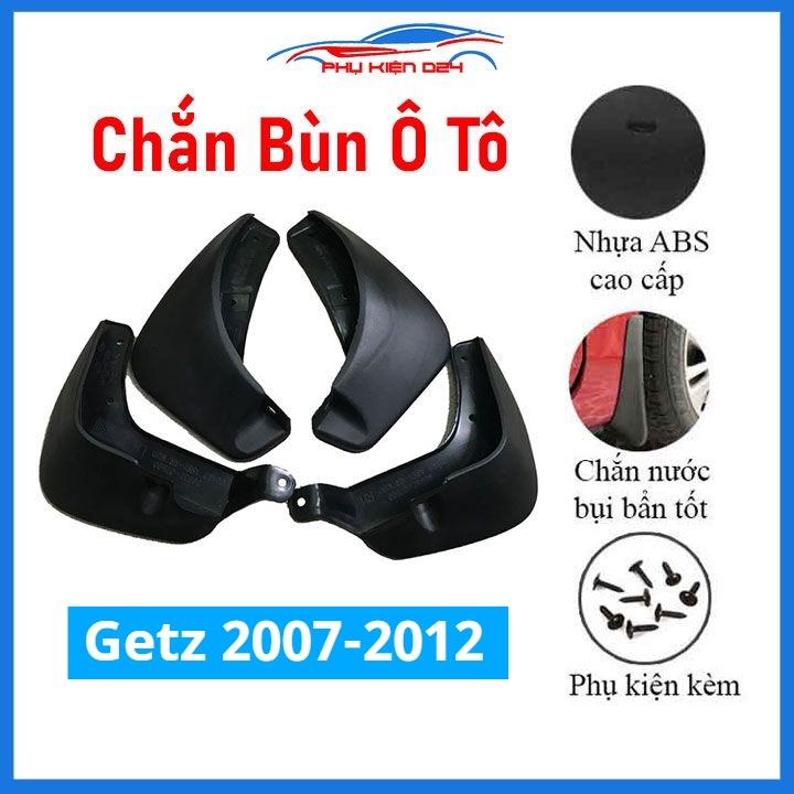 Bộ 4 chắn bùn Hyundai Getz 2007-2008-2009-2010-2011-2012 chuẩn theo xe