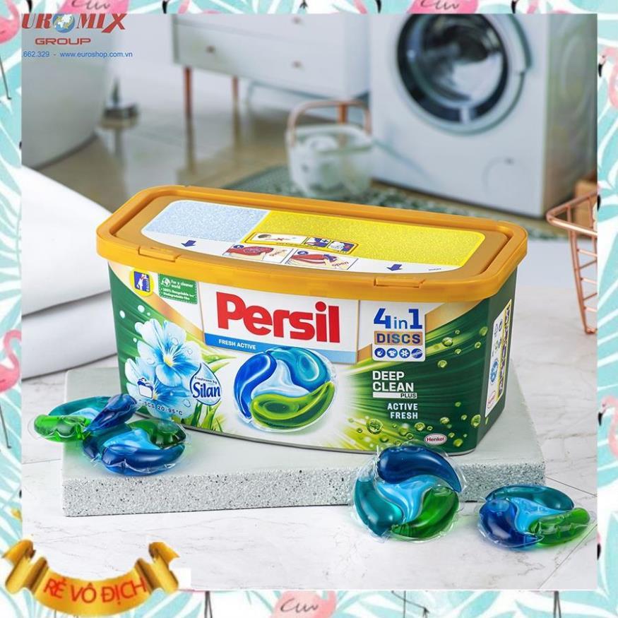 Viên giặt xả thông minh Persil Discs 4in1,Hàng nội địa Đức,Châu Âu