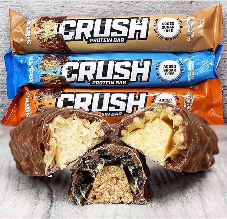 Thanh Protein Crush Bar BiotechUSA – Hộp 12 Thanh