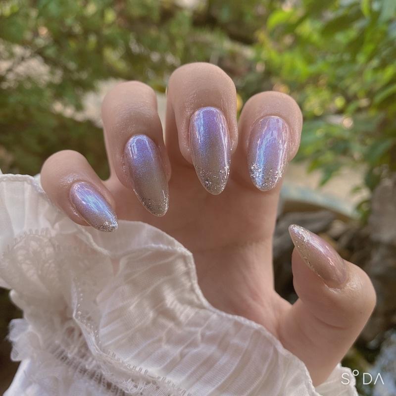 Nail box mắt mèo xanh