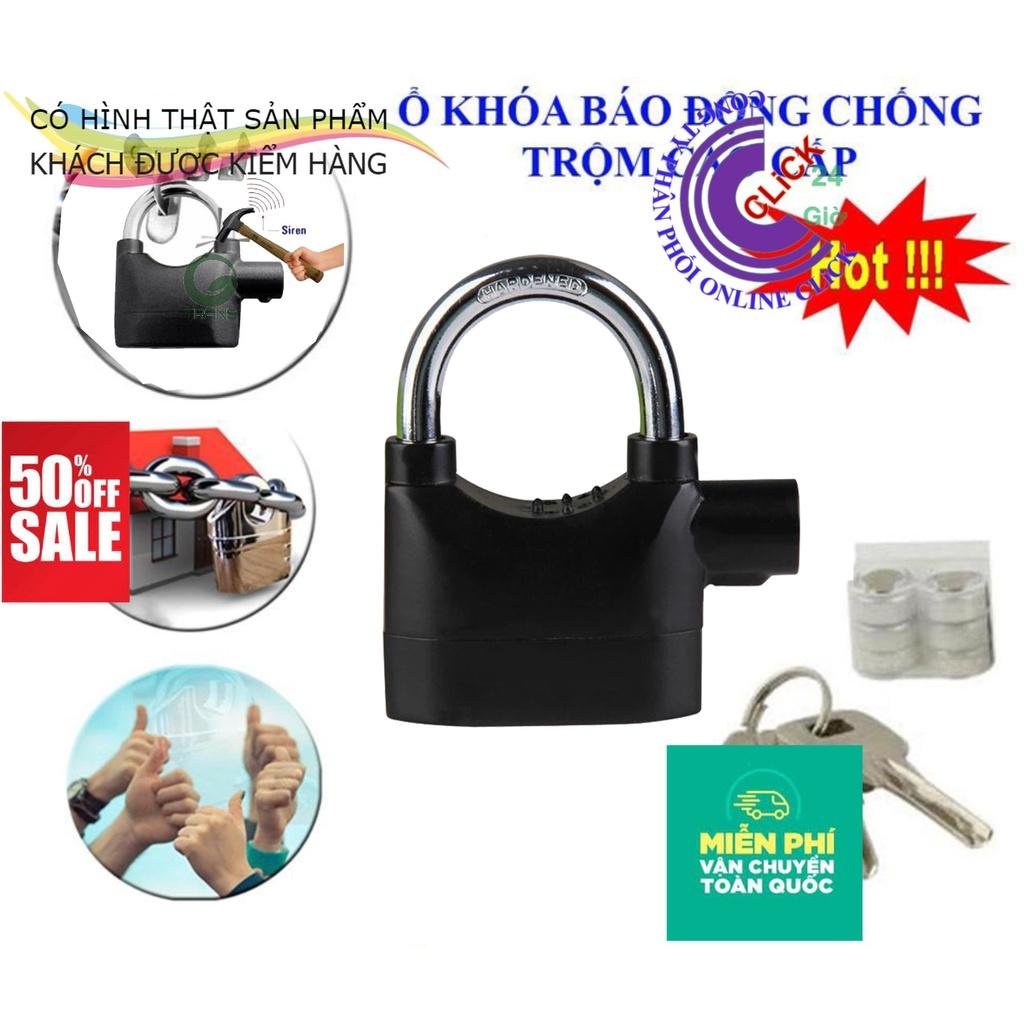 Ổ Khóa Chống Trộm Thông Minh Kinbar Alarm Lock 110DBA Có Còi Hú Báo Động - Hàng Cao Cấp