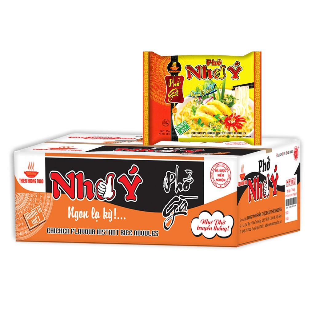 Thùng 30 gói Phở Như Ý Gà 65g/gói