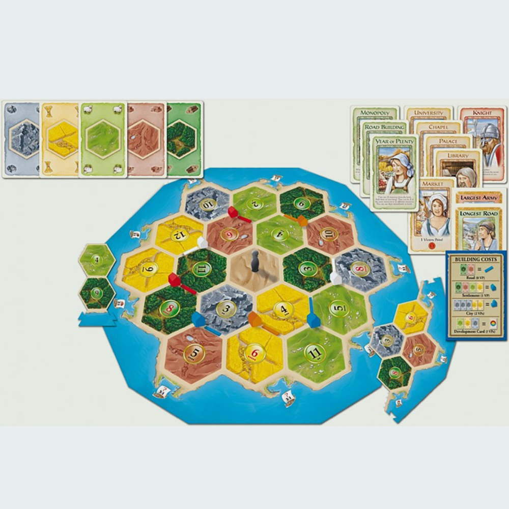 Bộ Trò Chơi Board Game Catan Family Edition Vui Nhộn Cho Gia Đình