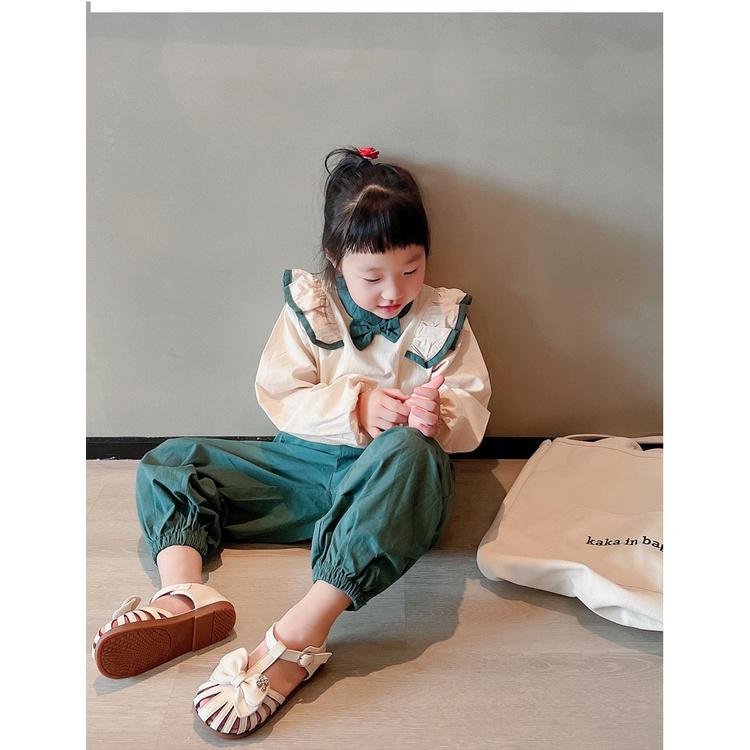 Giày Búp Bê Bé Gái Kiểu Dáng Vitage Giày Bé Gái Từ 1-6 Tuổi Phong Cách Tiểu Thư Hàn Quốc D69