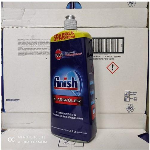 Nước Làm Bóng Finish 750ml Dùng Cho Máy rửa Bát
