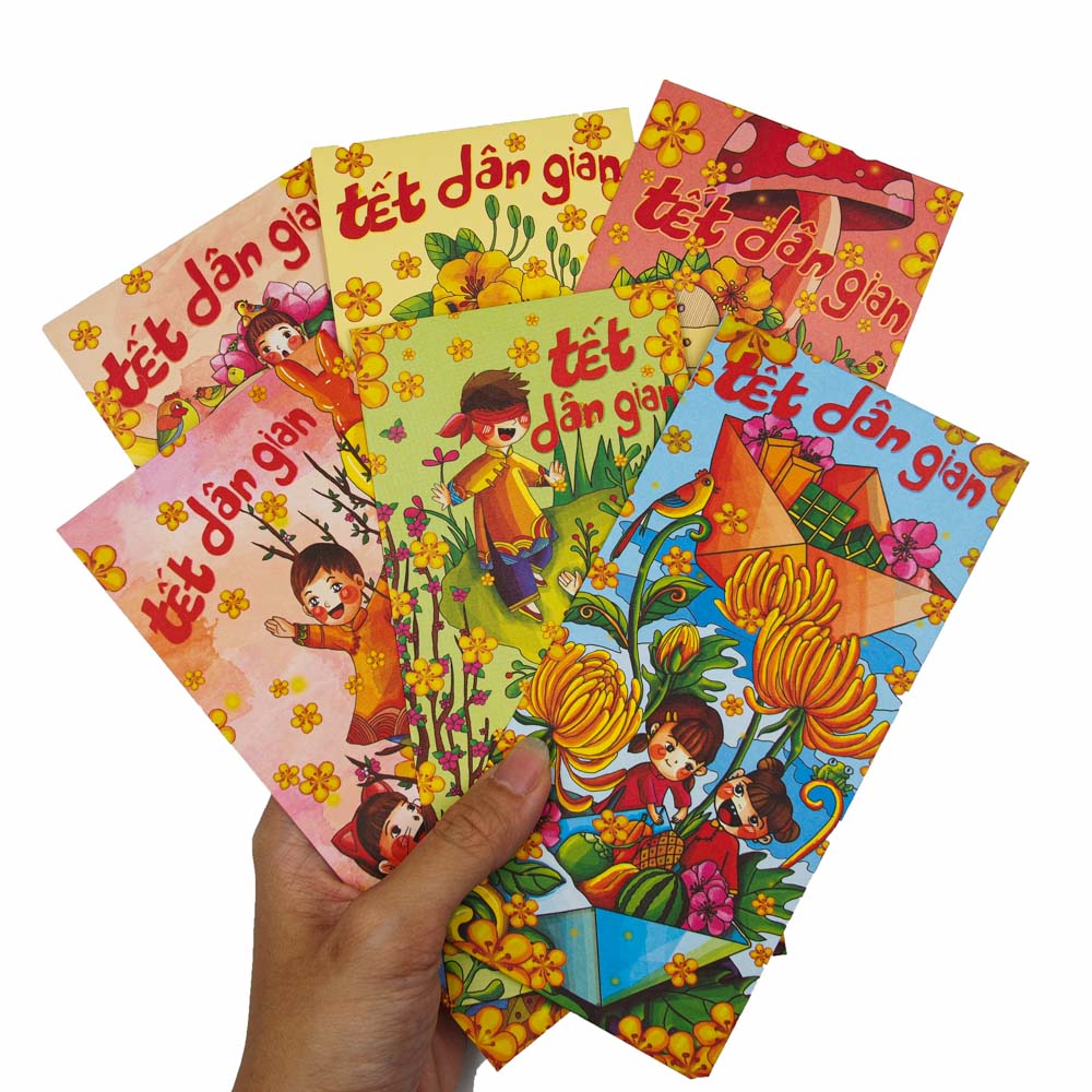 Tết dân gian - Set 6 bao lì xì