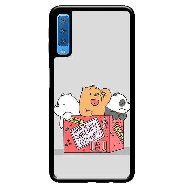 Ốp in cho Samsung Galaxy A70 3 Chú Gấu 2 - Hàng chính hãng