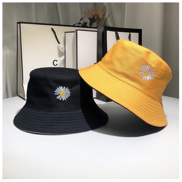 NÓN BUCKET BÔNG CÚC THỜI TRANG