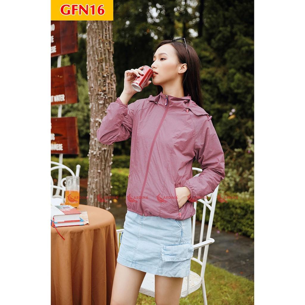 Áo gió Nữ 2 lớp lót lưới cao cấp siêu phẩm chống nước mùa lạnh, vải gió mềm mượt, kèm túi đựng tiện lợi