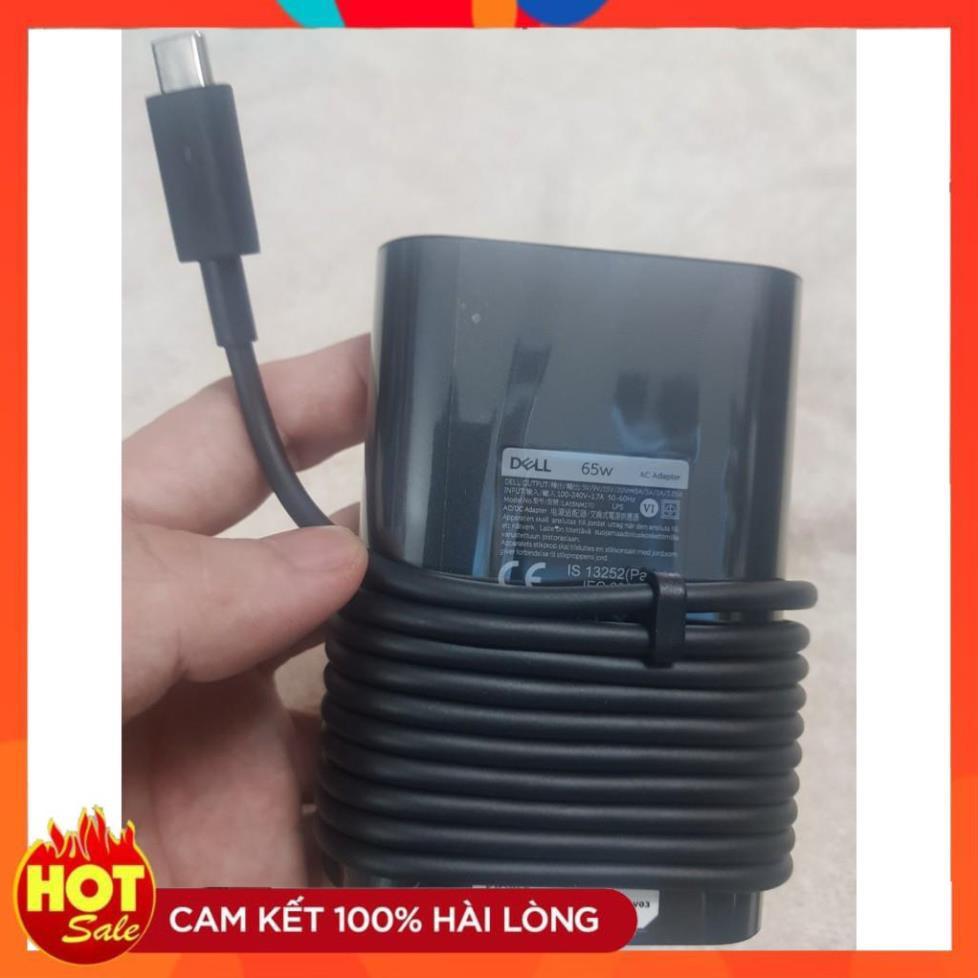 Adapter sạc Dùng Cho laptop Dell Ovan 65w đầu type C dùng cho laptop dell đời mới cổng Type C