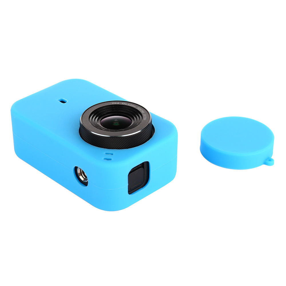 Vỏ silicon kèm nắp che cho Xiaomi Mijia ActionCam 4K