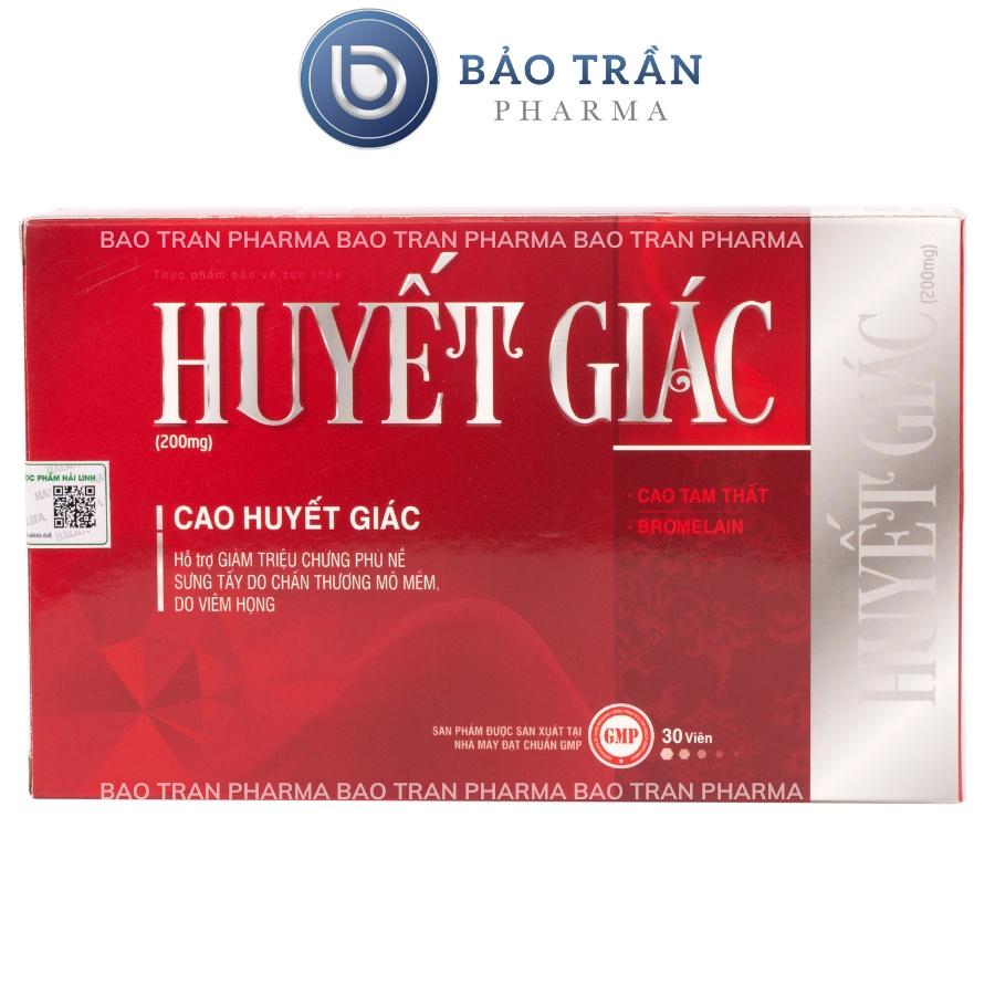 Viên uống Cao Huyết Giác giảm phù nề, sưng tấy do chấn thương mô mềm