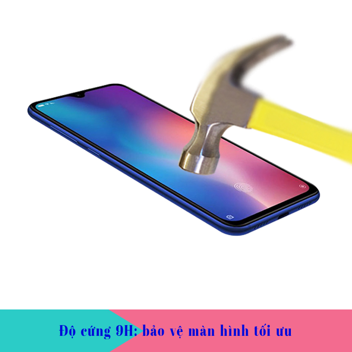 Kính Cường Lực cho Xiaomi Mi 9 SE - Full màn hình - Màu Đen - Hàng Chính Hãng