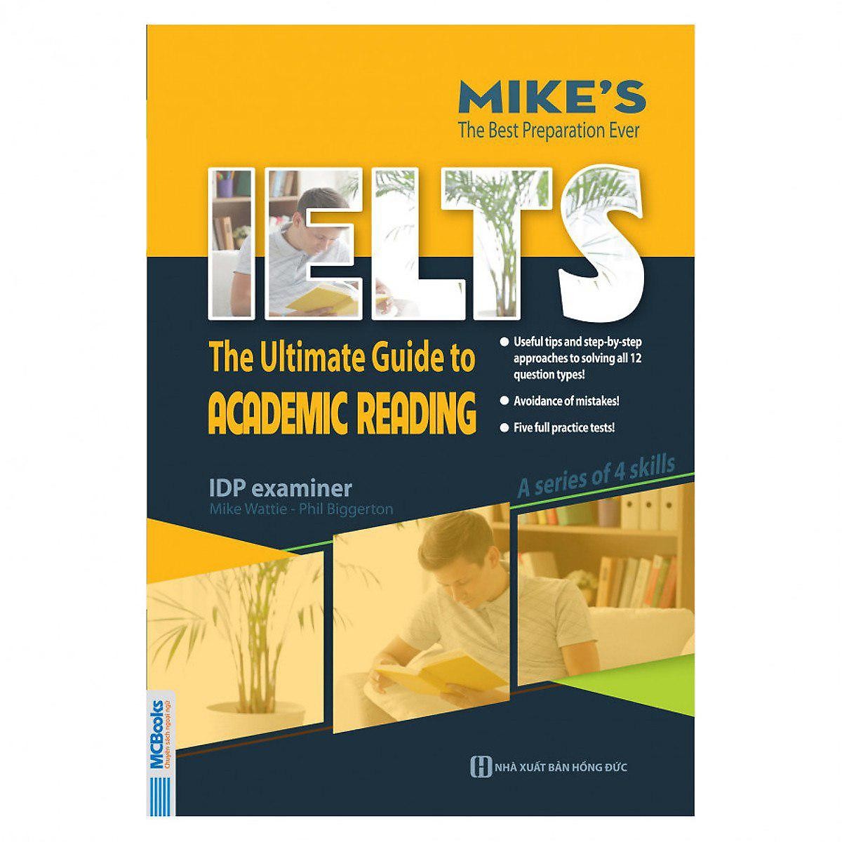 Combo Trọn Bộ Academic Ielts Mike (Tặng Bookmark PL)