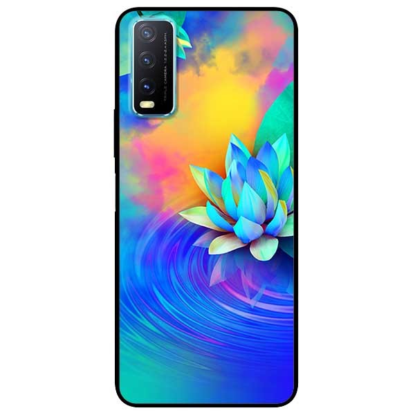 Ốp lưng dành cho Vivo Y20 - Y20s - Y12s mẫu Sen Xanh Nước