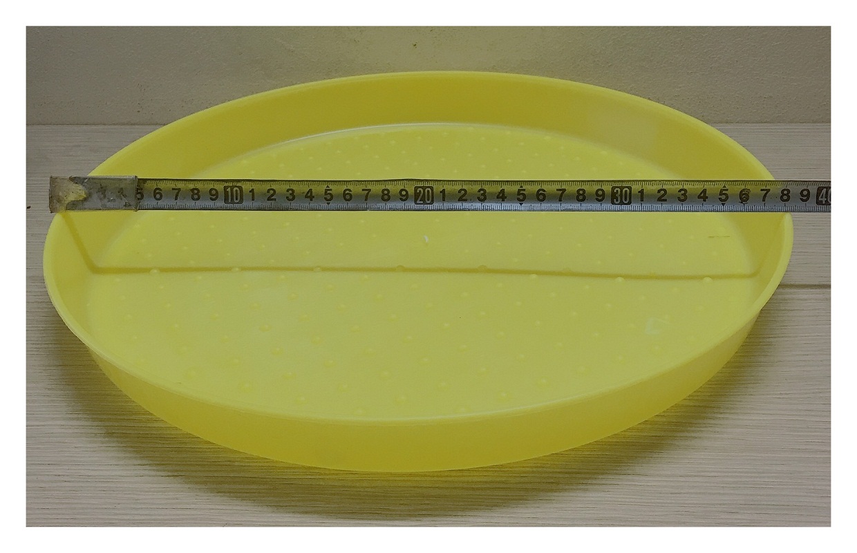 10 Máng, Khay ăn Cho Gà Con KT 39x4,5 cm - Đĩa nhựa đa năng làm máng ăn cho gà, chim, ổ cho chó mèo,....!