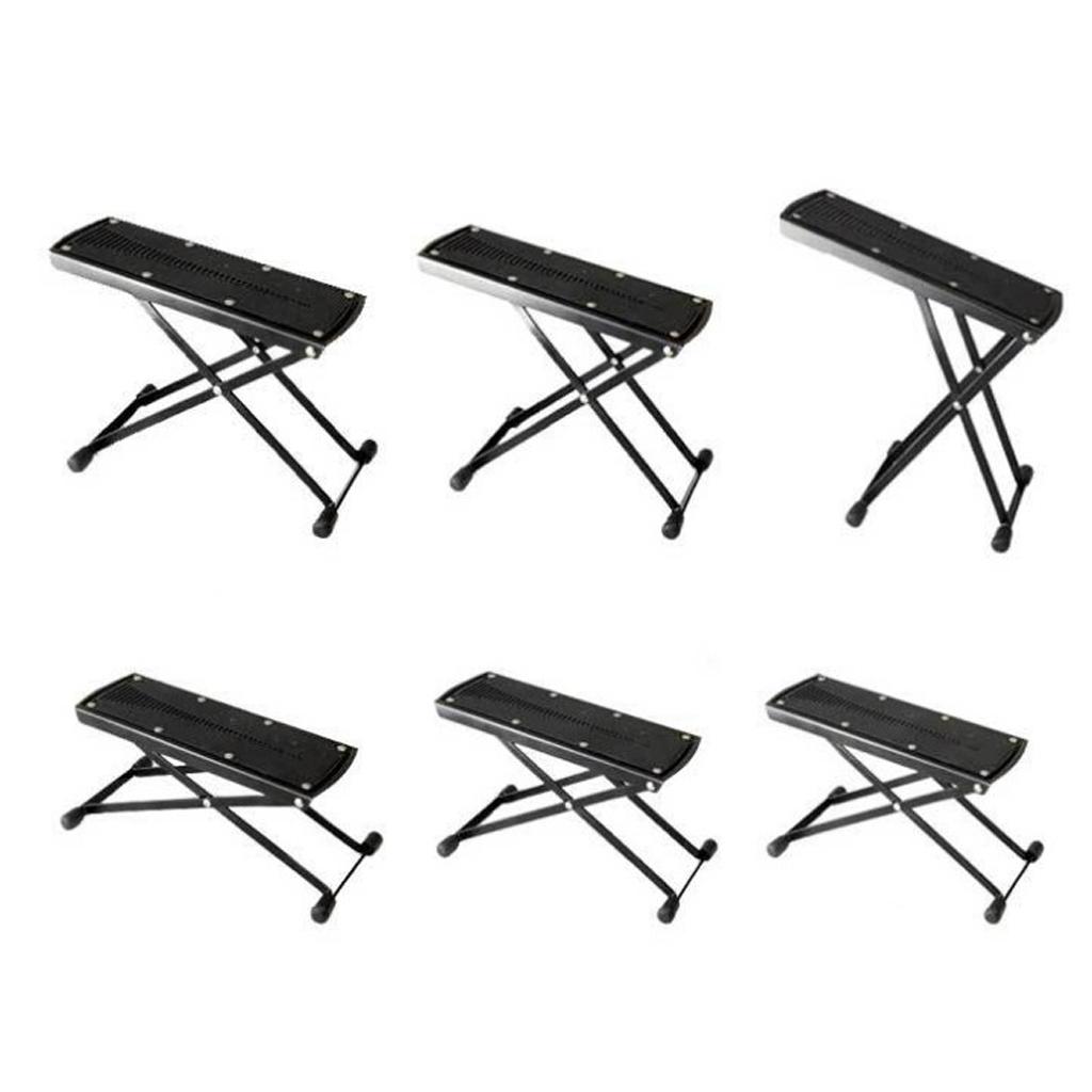 Sunnimix Điều Chỉnh Gấp Đàn Guitar Còn Lại Chân Không Trượt Di Động Đàn Guitar Để Chân