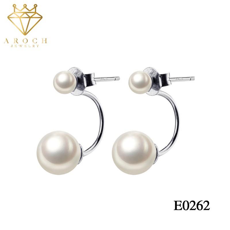 Khuyên tai bạc Ý s925 E0262-1 - AROCH Jewelry