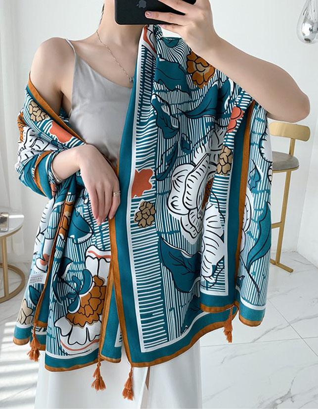 Khăn Choàng Linen Thổ Cẩm – VS74