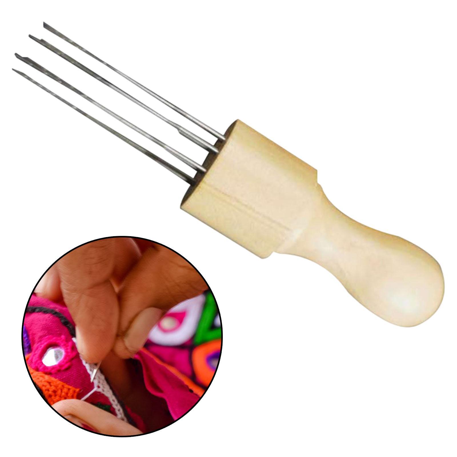 7pcs/Set Embroidery Punch  Kits,Embroidery Tools Adjustable Rug Yarn Punch  for DIY Sewing Embroidery