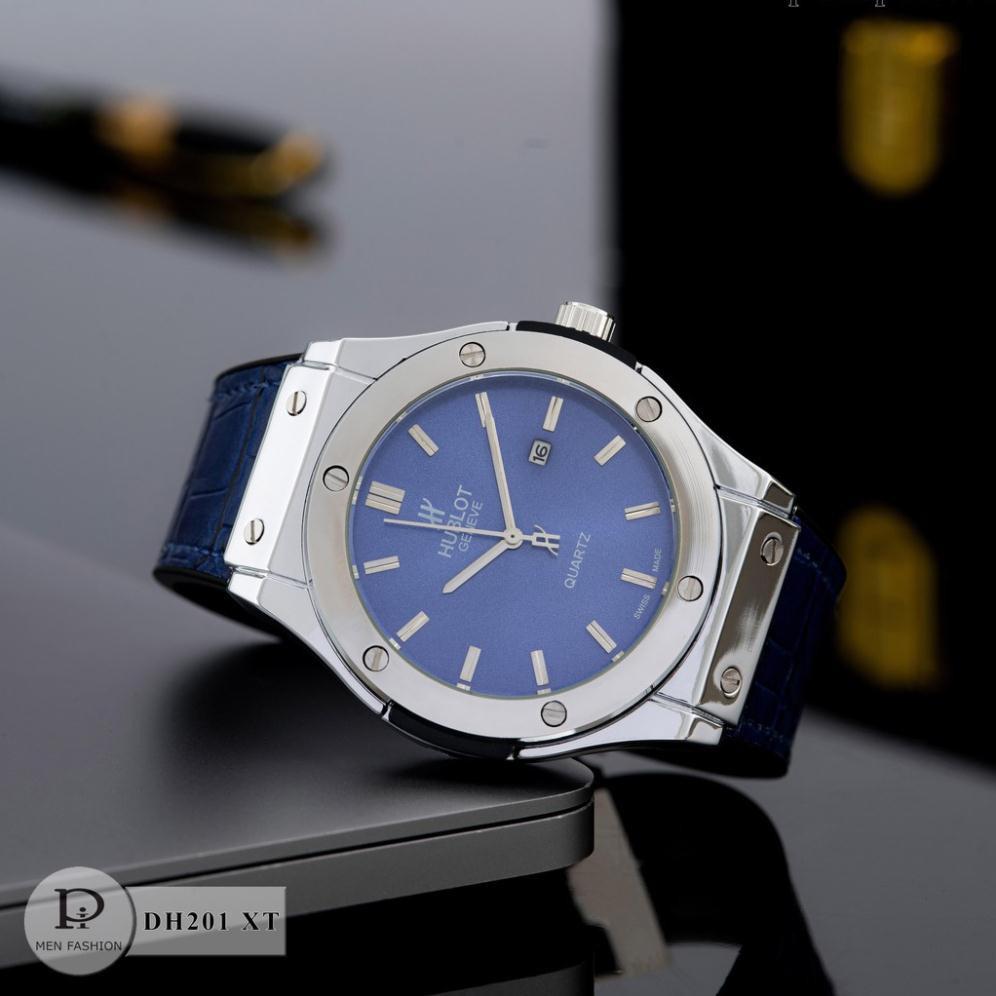 (Thẻ bảo hành 12 tháng) Đồng hồ nam Hublot - máy pin kim thể thao - Dongho.hublot.vientron