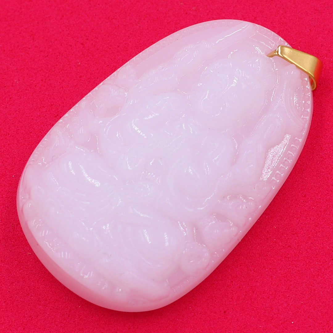 Mặt dây chuyền phật Thiên Thủ Thiên Nhãn thạch anh trắng 3.6cm - phật bản mệnh tuổi Tý - Mặt size nhỏ