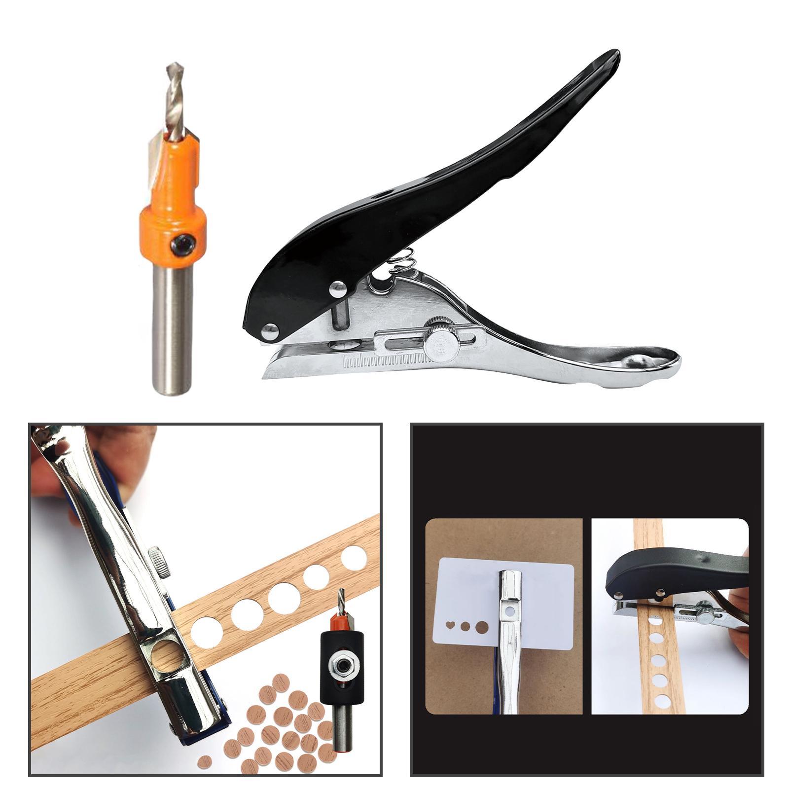 Punching Pliers Heavy Duty Punching Tool for Craft Paper DIY Crafts Tag Photo Woodworking