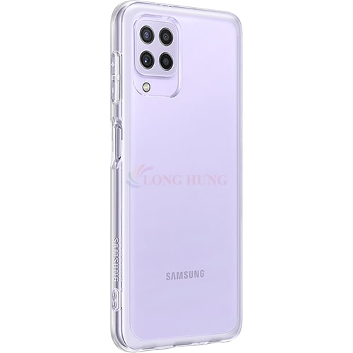 Ốp lưng nhựa dẻo Samsung Soft Clear Cover dành cho Samsung Galaxy A22 EF-QA225 - Hàng chính hãng