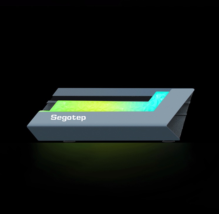 Tản nhiệt SSD M2 Segotep Led RGB dùng cho ổ SSD M2 chuẩn 2280 - Hàng nhập khẩu