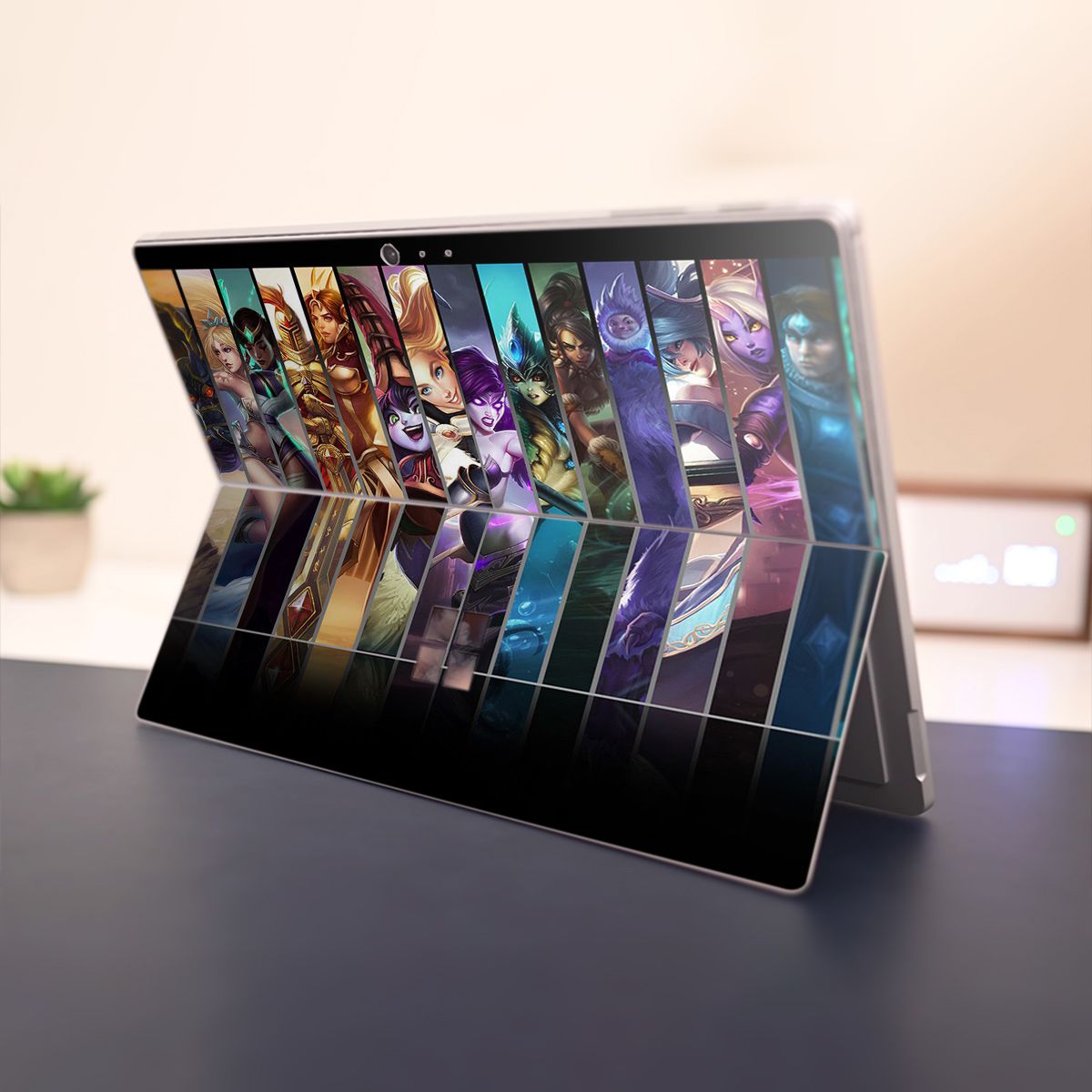 Skin dán hình Liên Minh Huyền Thoại x03 cho Surface Go, Pro 2, Pro 3, Pro 4, Pro 5, Pro 6, Pro 7, Pro X