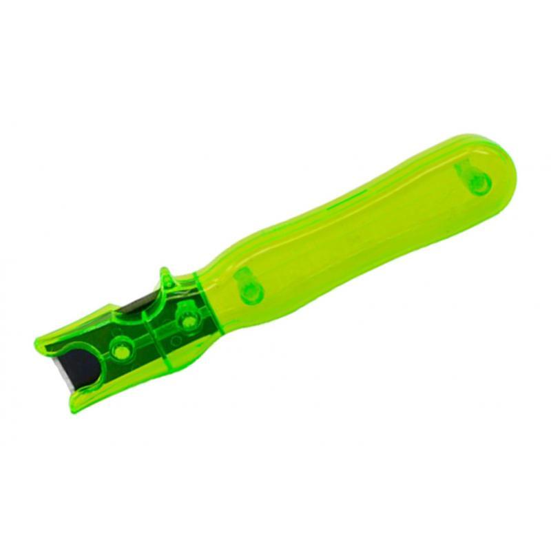 Heavy Duty Outdoor Archery Scraper Bow Stripper Feather Fletching Green