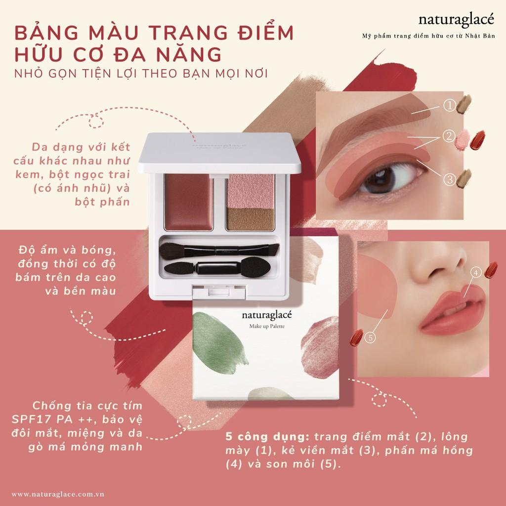 Bảng màu trang điểm đa năng 5 in 1 - naturaglacé Make Up Palette