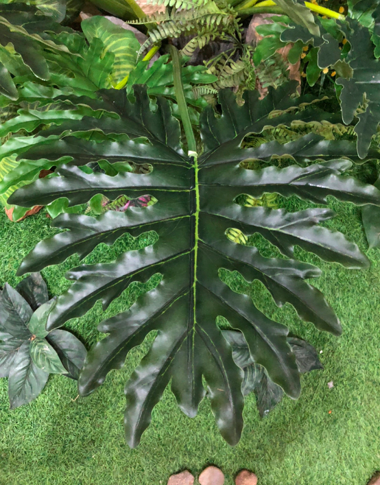 Cây trầu bà lá xẻ, trầu bà thanh xuân gỉa - Size 110cm đến 140cm - Trầu bà cánh phượng cao cấp - Cây giả, hoa lụa Decor trang trí nhà cửa