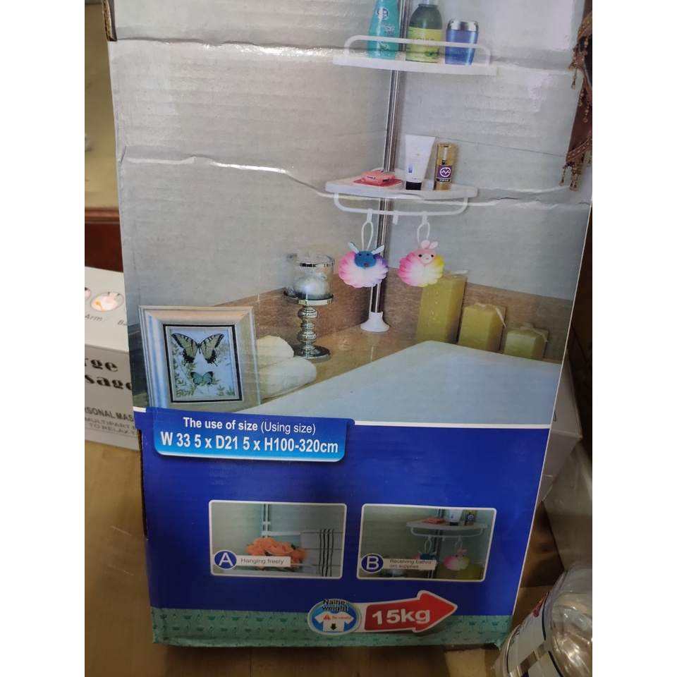 Kệ Góc Tường 4 Tầng ADS-188 Để Đồ Nhà Tắm