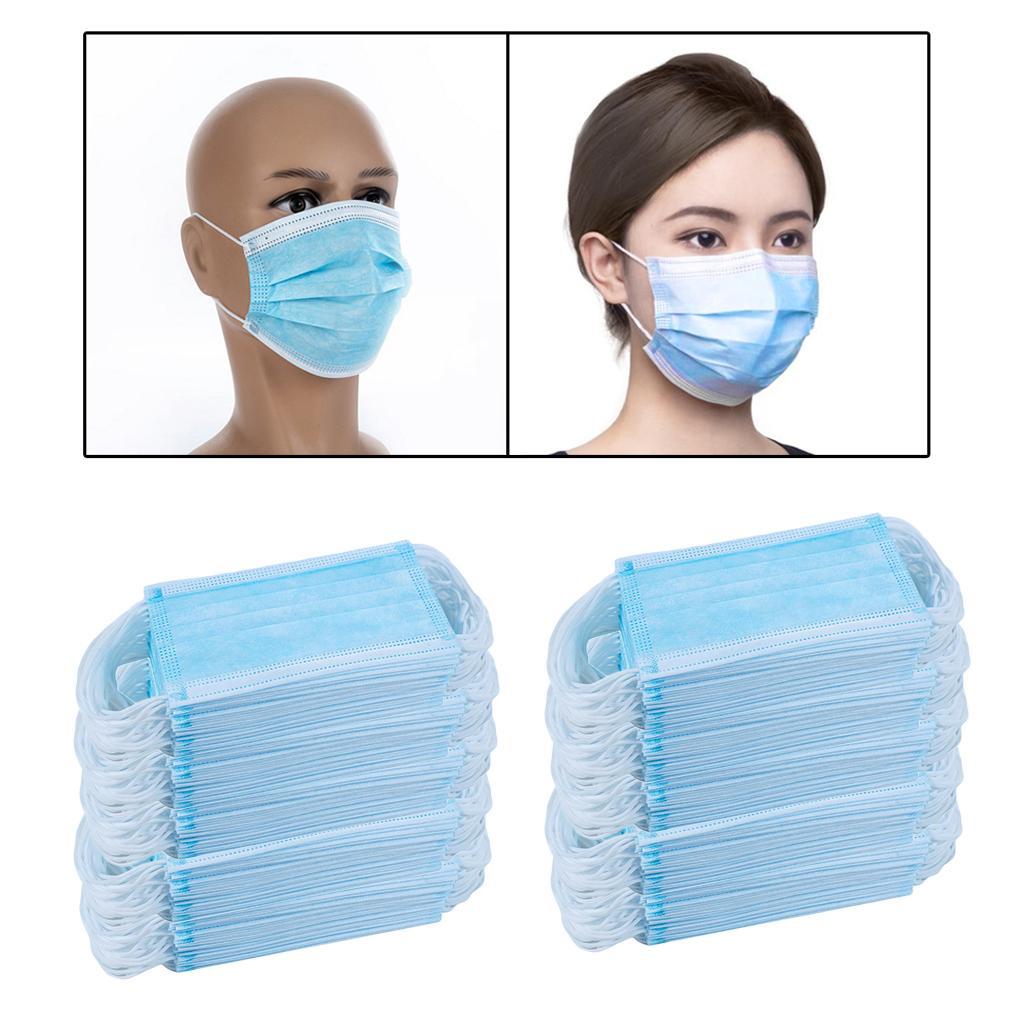 500pcs Disposable Face Mask Anti-Dust Mouth Mask Cover Ear Loop Economic Pack