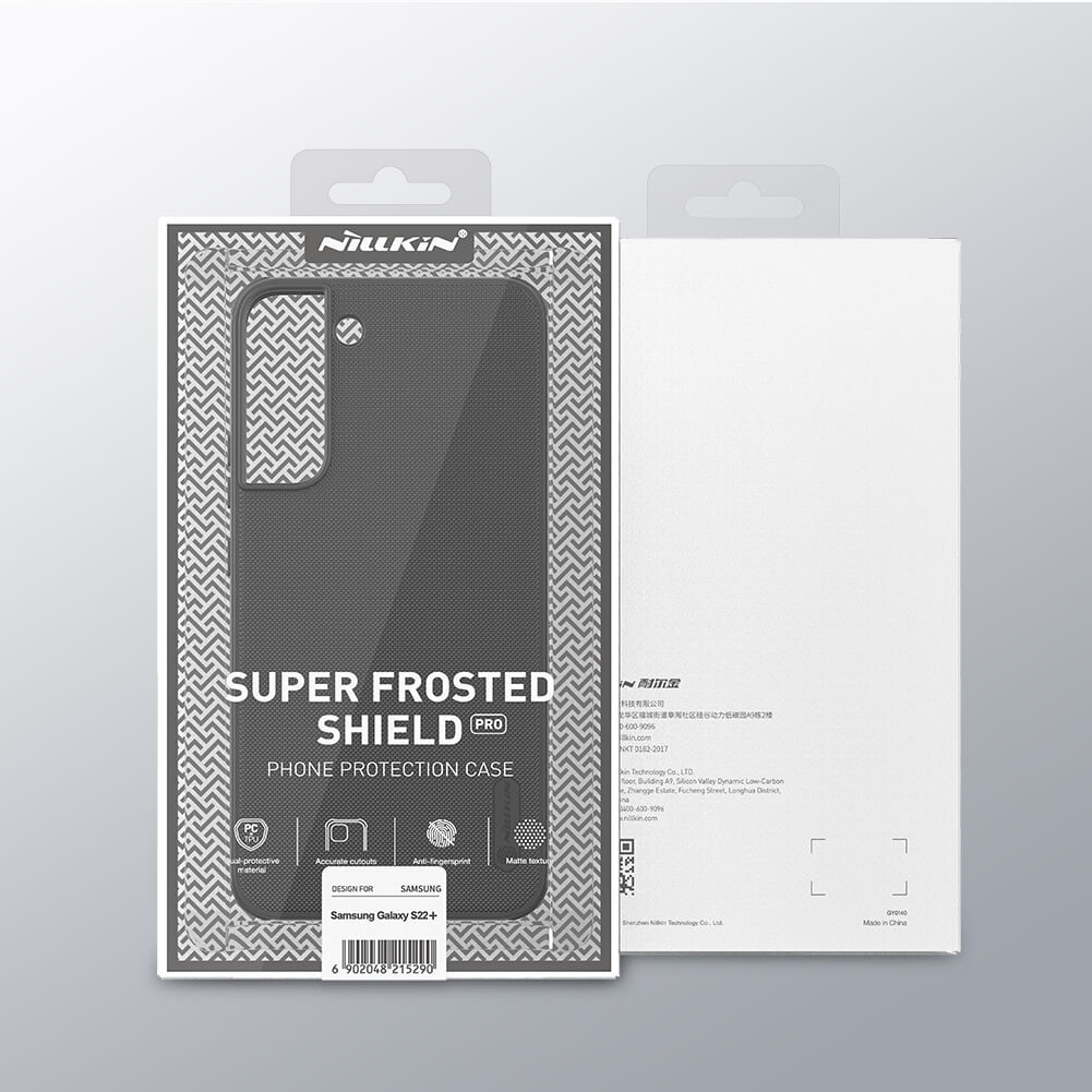 Ốp Lưng Sần chống sốc cho Samsung Galaxy S22 Plus hiệu Nillkin Super Frosted Shield Pro - hàng nhập khẩu