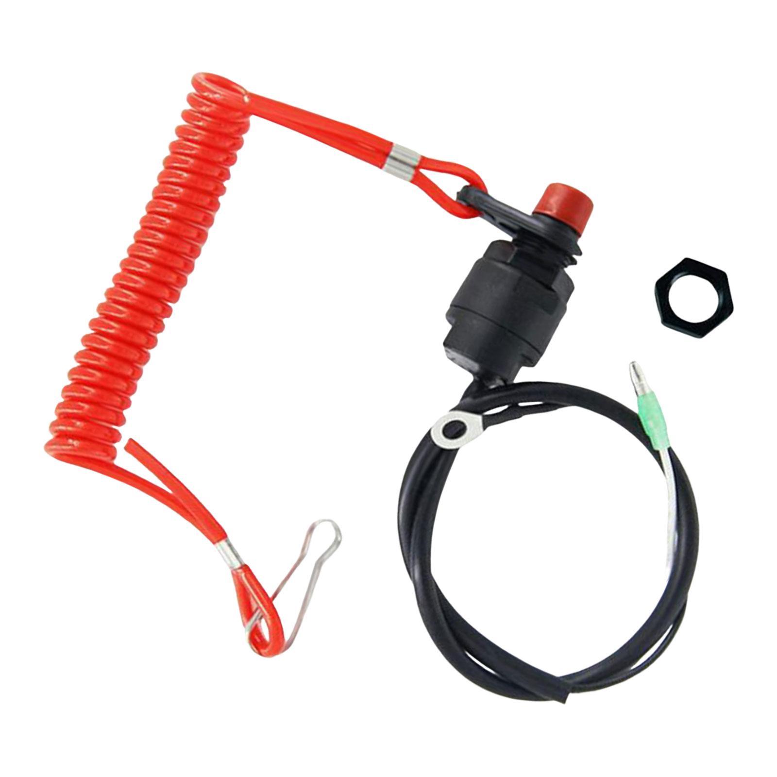 Boat Engine Stop Switch Set for Outboard Engine Accessories