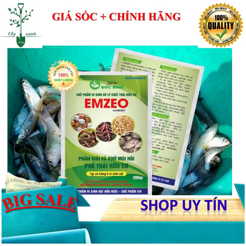 Chế Phẩm Vi Sinh EMZEO EM - Đức Bình - Khử Mùi Hôi Phân Bón Đạm Cá, Bánh Dầu, Ủ Đậu Tương Và Rác Thải Hữu Cơ 200 Gram