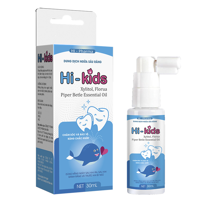 Xịt chống sâu răng Hi-Kids (30ml)