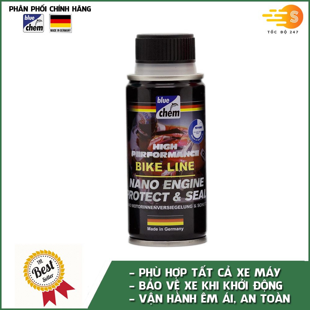 Dung dịch nano bảo vệ động cơ xe máy BLUECHEM BC33047