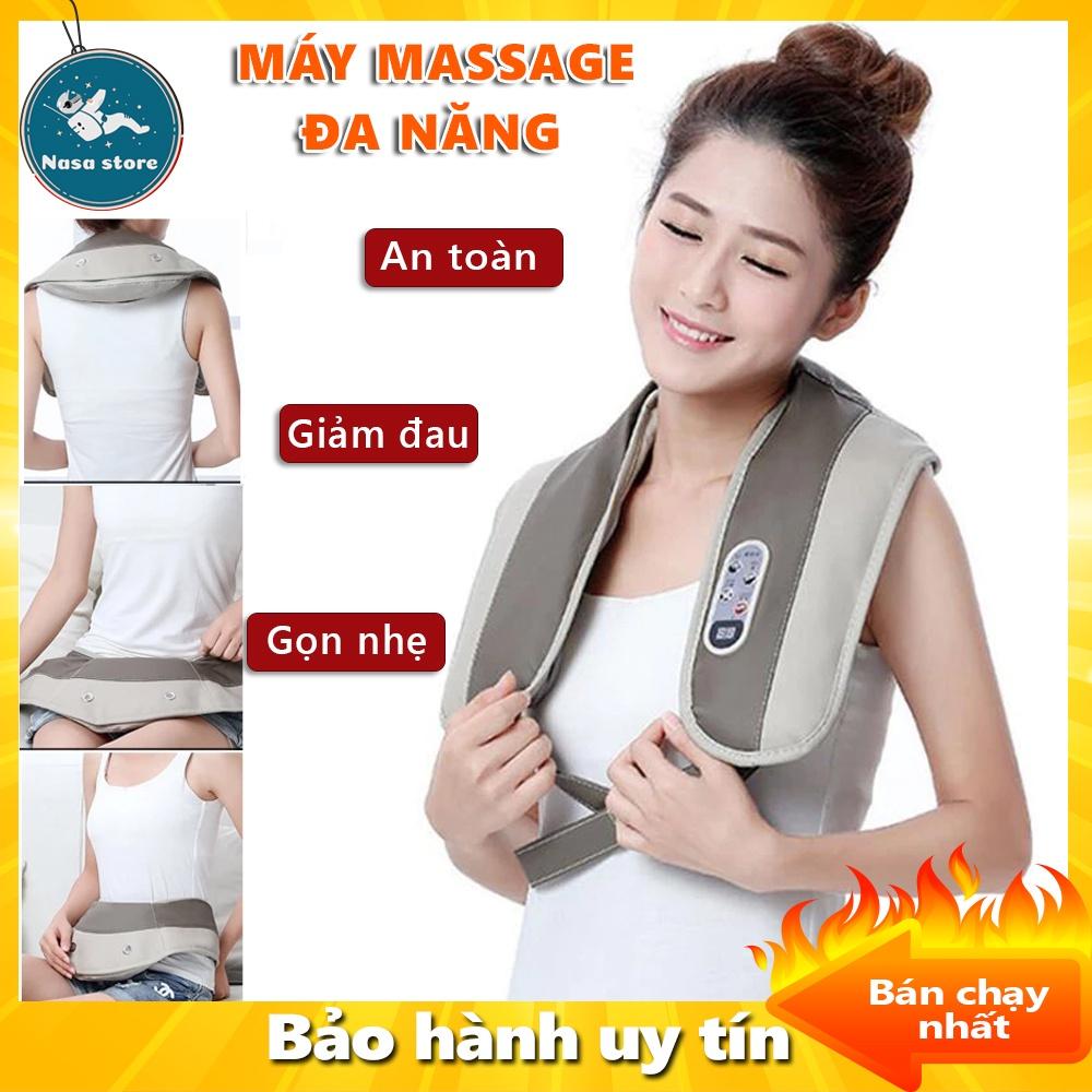 Đai massage vai cổ, toàn thân, Giảm đau nhức hiệu quả, an toàn