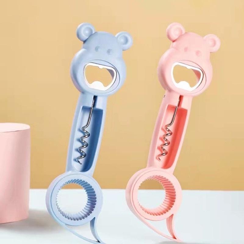 Dụng Cụ Mở Nắp Chai Bia, Lon Nước Ngọt Đa Năng 5 Trong 1 Cho Nhà Bếp Tiện Dụng