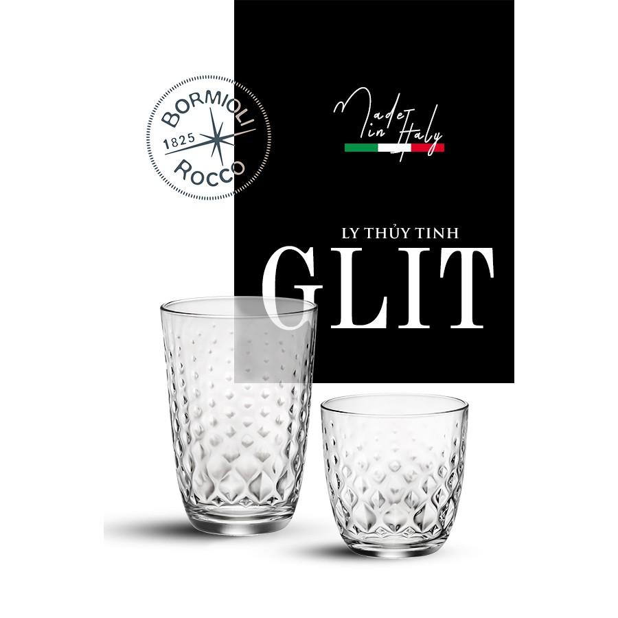 Bộ 6 ly thủy tinh GLIT Bormioli Rocco -295ml - 395ml