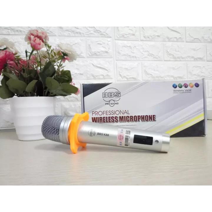 CTY MT Micro có dây BBS K88 cao cấp dây dài không cuộn chống đứt gãy mic nhẹ hút âm bảo hành 12 tháng(BH 12T)