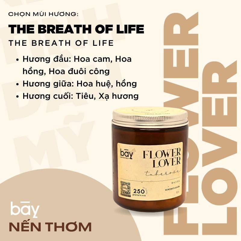 Nến thơm phòng Flower Lover ️FREESHIP️tinh dầu nhập khẩu Mỹ,  khử mùi, sáp đậu nành, bấc cotton, không khói