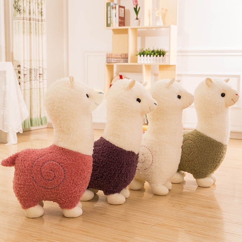 Thú nhồi bông lạc đà ALPACA - Quà tặng gấu bông lạc đà siêu dễ thương - Size từ 28cm đến 65cm - Gối ôm mềm mịn cho bé